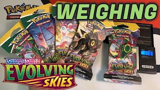 WEIGHING Evolving Skies Blister Packs [upl. by Strage915]