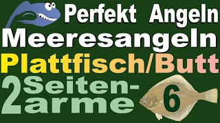 Perfekt Angeln  Plattfischangeln TEIL 6  Zwei Seitenarme Erfolgreiche Montage für Küstenangler [upl. by Afrikah]