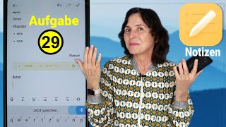 Notizen schreiben mit der App Notizen auf dem Redmi Aufgabe 29 Android Kurs für Einsteiger [upl. by Asial]