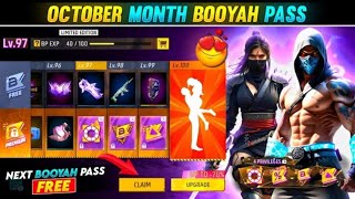 OCTOBER MONTH BOOYAH PAASFREE FIRE BOOYAH PASS freefire indiafreefire [upl. by Moretta]