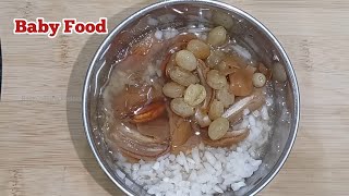 Baby Food  Weight Gain  Poha Badam Dates Rainis Mix Give For 1 year Baby RajaCookingRecipes [upl. by Medovich181]