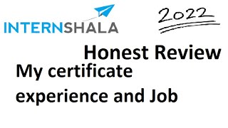 Internshala internship review internshala benefits  internshala internshalainternship [upl. by Etnaled]