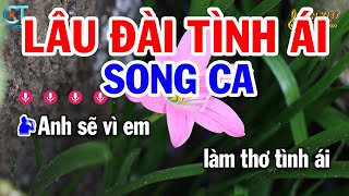 Karaoke Lâu Đài Tình Ái Song Ca  D  Nhạc Sống Mới  Karaoke Tuấn Kiệt [upl. by Bucky]