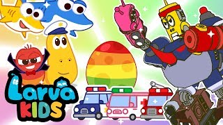 SURPRISE EGGS  COMPILATION  EGG SONGS  SUPER BEST SONGS FOR KIDS  LARVA KIDS [upl. by Domenic150]