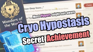 Cryo Hypostasis Hidden Achievement Guide 5 Primogems  KneeDeep Snow Achievement Full Guide [upl. by Hayouqes]