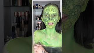 Peel Off Makeup😲 makeupremoval sfxmua peeloffmakeup creativemakeup weirdmakeup facepaint [upl. by Lachance393]