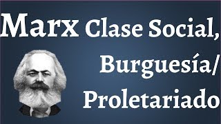 Marx Clases Sociales Burguesía y Proletariado [upl. by Brookner359]