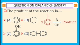 OQV NO – 347 What happens when two molecules of iodobenzene are heated with copper powder [upl. by Aenal107]