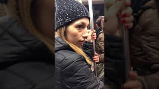 Pickpocketing in Paris Metro before Christmas 2019 parispickpockets [upl. by Charley]