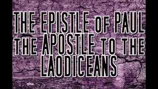 The Epistle of Paul the Apostle to the Laodiceans An Audiobook with captions [upl. by Bbor]