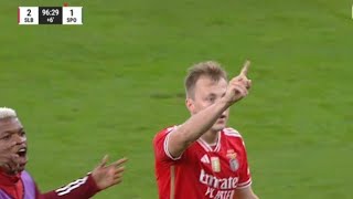 João Neves Goal Benfica vs Sporting 21 Casper Tengstedt Goal  All Goals and Extended Highlights [upl. by Airottiv]