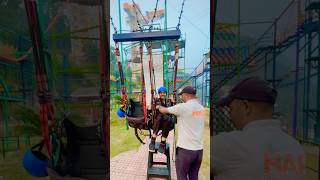 Bungee jumping karna pada bhari 😲 minivlog shorts dailyvlog bungeejumping [upl. by Arutak]