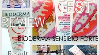 Bioderma Sensibio Forte Product Review  Skin care routine anti rednesses best sensitive skin care [upl. by Pearlman]