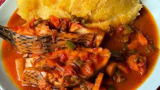 Easiest way to cook Ugandan fish stew  fish recipe [upl. by Nnel]