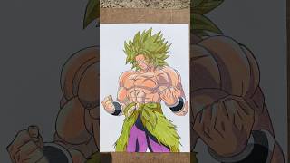 How to Draw Broly Legendary Sayan drawing broly howtodraw dragonballz dragonball anime [upl. by Nytsua]