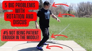 QUIT OPENING UP SO DANG EARLY  Top 5 Problems with Rotational Shot Put and Discus Throwers [upl. by Darcie]