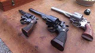 Ruger Redhawk vs SampW Model 29 [upl. by Nsaj]