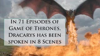 DRACARYS  All 8 scenes of Dragon Fire in Game of Thrones Thru Ep 71 [upl. by Arihk]