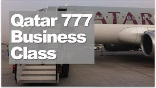 Qatar Airways 777 Business Class  Doha ✈ London Business Class Reviewed [upl. by Ma898]