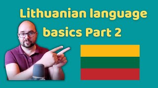 Lithuanian Language Lessons Basic Lithuanian Part 2 [upl. by Erbas479]