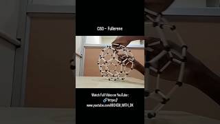 How to make a Fullerene Model  chemistry project carbon tamil [upl. by Senaj]