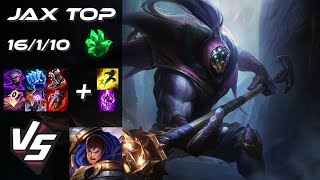 TOP Jax vs Garen  EU Grandmaster Patch 1421 [upl. by Pearlstein292]