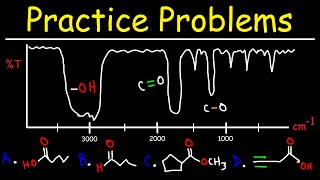 IR Spectroscopy  Practice Problems [upl. by Buck907]