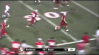 Baylor WR Landry Taylor 80 yard TD punt return [upl. by Hayimas]