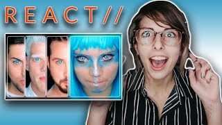 REACT  PENTATONIX quotDAFT PUNK MEDLEYquot [upl. by Lionello]