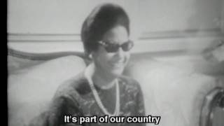 Umm Kulthum  أم كلثوم  interview English subtitles [upl. by Ilojne730]