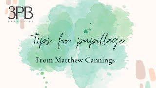 Pupillage at 3PB Barristers  tips for obtaining a pupillage [upl. by Aneeuqal364]