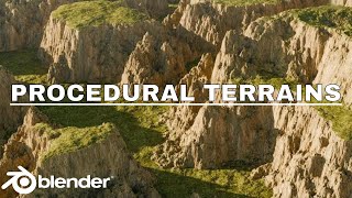 Create Procedural Terrains in Blender [upl. by Annaihs]