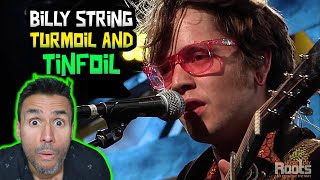 Billy Strings quotTurmoil and Tinfoilquot REACTION First Time Hearing It [upl. by Nareik]