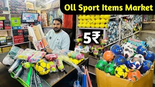 Sports Items Wholesale Market In delhi Sadar Bazar Cricket Bat Manufacturer [upl. by Adnat]