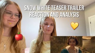 Snow White Teaser Trailer Reaction amp Analysis  Annika amp Erika [upl. by Adnohser]