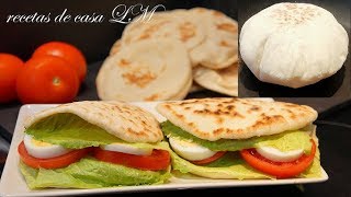 PAN DE PITA EN SARTEN RECETA FÁCIL Y ECONÓMICA [upl. by Notgnirrac]