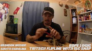 Rope Logic TriTech FlipLine with ISC Snap  TreeStuffcom Customer Brandon Mosiers Review In The Fi [upl. by Stockwell479]