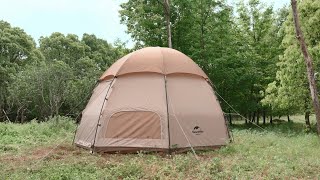 Naturehike MG Hexagonal Yurt Camping Tent [upl. by Longmire669]