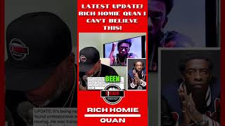 Latest UPDATE Rich Homie Quan I Can’t Believe This shorts richhomiequan hiphopnews bosstalk [upl. by Areikahs]