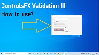 JavaFX  ControlsFX validation Framework  How to use [upl. by Asabi]