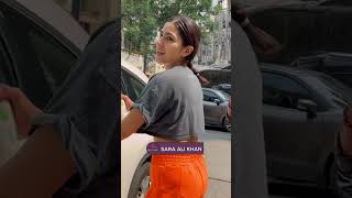 SARA ALI KHAN SPOTTED OUTSIDE GYM [upl. by Dnalyar]