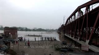 The old Yamuna Bridge Delhi [upl. by Annola]