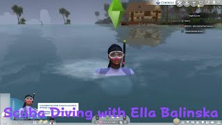 The Sims 4  Scuba Diving with Ella Balinska [upl. by Gnihc]