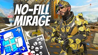 FRAGMENT IS MY NEW HOME SOLO MIRAGE VS FULL SQUADS IN SEASON 14  APEX LEGENDS [upl. by Hinman]