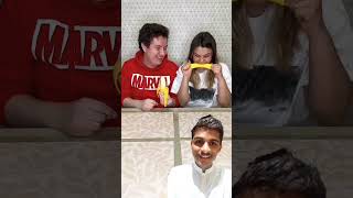 Real or fake banana 🍌challenge challenge banana funny prank [upl. by Hahcim]