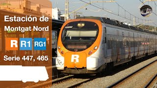 Circulaciones por la estación de Montgat Nord  Rodalies de Catalunya [upl. by Airemat]