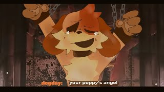 dogday death cutscene animationanimationsad momentspoppy playtime smiling critters 3lazy [upl. by Enail]