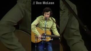 Don McLean  American Pie 1971  Bye bye Miss American pie [upl. by Weathers]