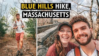 Hiking in the Blue Hills  INCREDIBLE Boston Skyline Views [upl. by Philps]