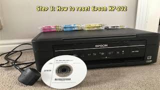 Reset Epson XP 202 Waste Ink Pad Counter [upl. by Gilberta]